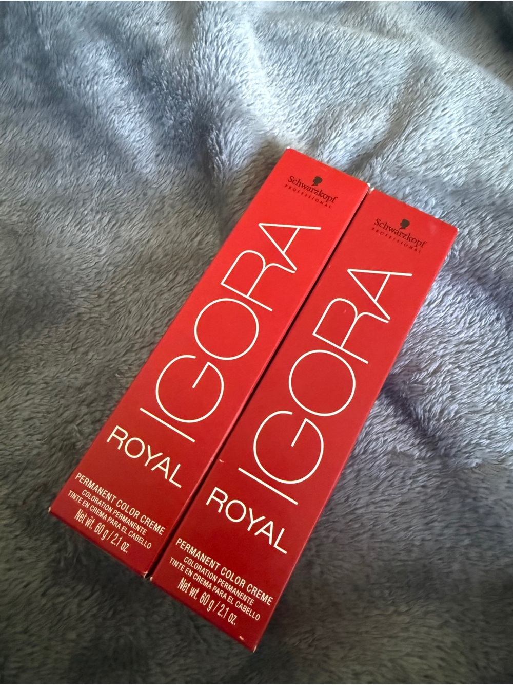 Schwarzkopf Igora Royal 4-99 Medium Brown Violet Permanent Hair Color x2 NEW